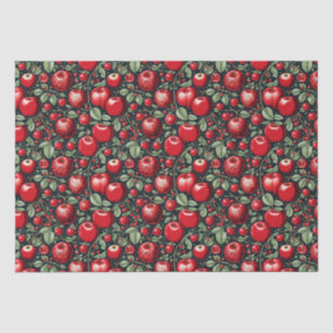 Papier Mousseline Crimson Orchard