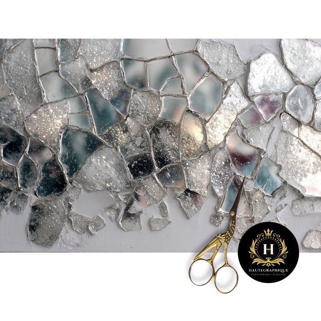 Papier Mousseline Cristal Dragon Scale Glass Découpage Design (Créateur téléchargé)