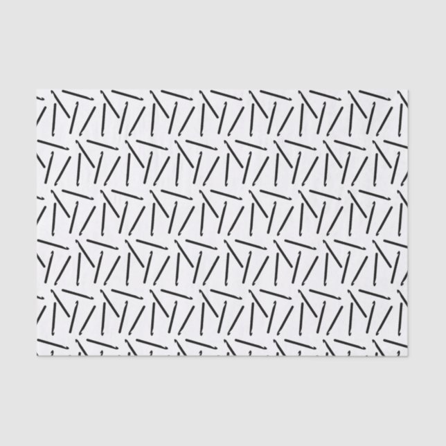 Papier Mousseline Crochet Hooks Artisanat (Recto)