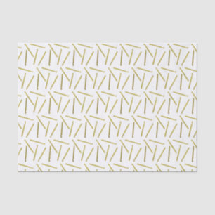 Papier Mousseline Crochet Hooks Artisanat Faux Gold Foil Texture