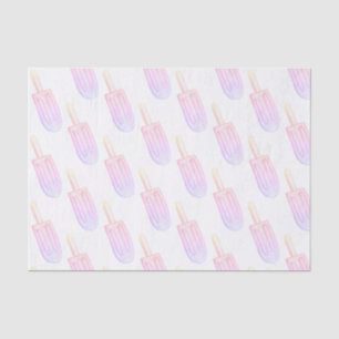 Papier Mousseline Croquis rose et violet