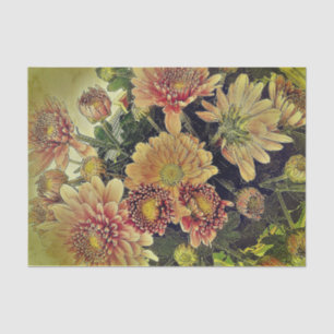 Papier Mousseline Cru floral
