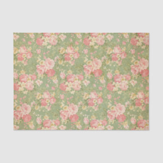 Papier Mousseline Cru floral