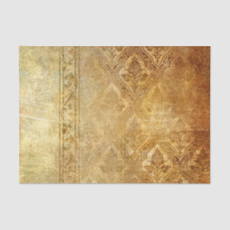 Papier Mousseline Cru, or, rustique, damassés, porté, florales,