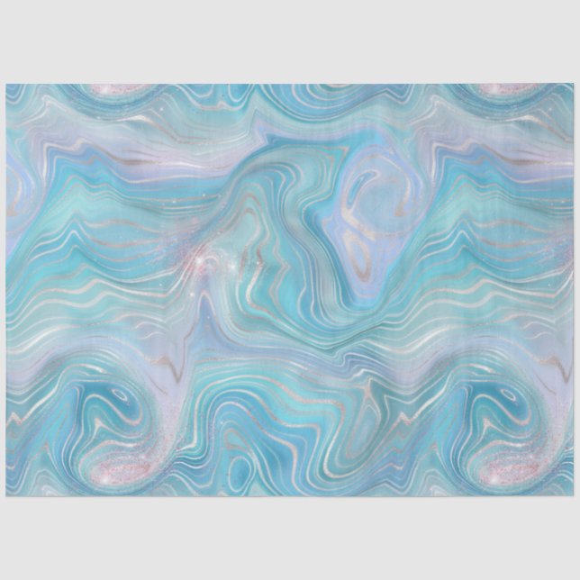 Papier Mousseline Crystal Strata Series Design 6 (Recto)