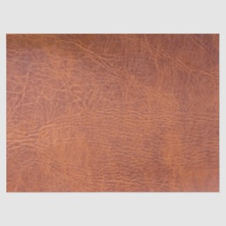 Papier Mousseline Cuir Brown