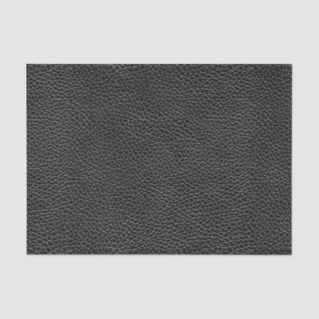 Papier Mousseline Cuir noir de Faux (Recto)