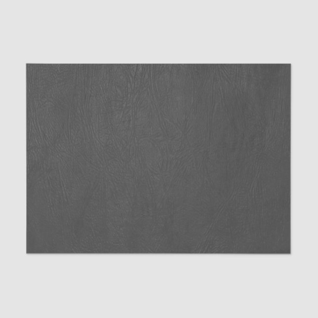 Papier Mousseline Cuir noir Faux (Recto)