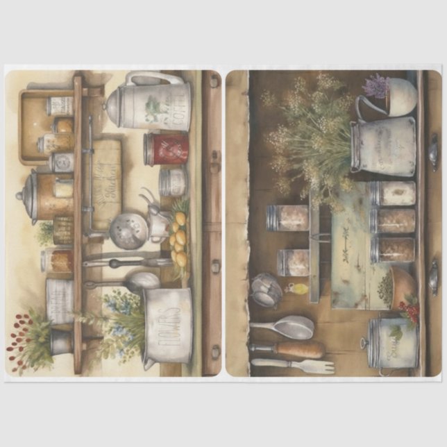 Papier Mousseline Cuisine de la ferme (Recto)