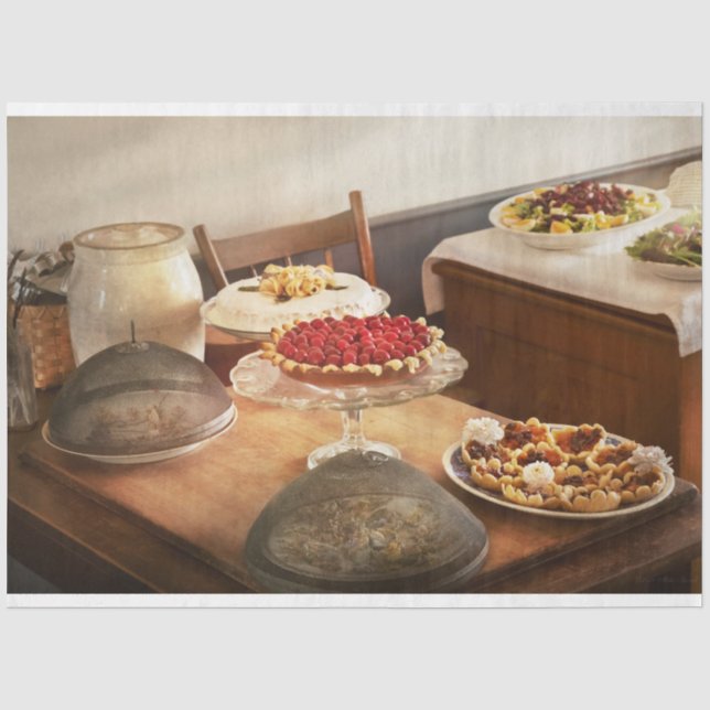 Papier Mousseline Cuisine - Nourriture - Le dessert (Recto)