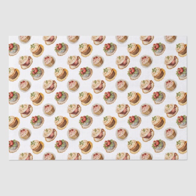 Papier Mousseline Cupcakes (Recto)