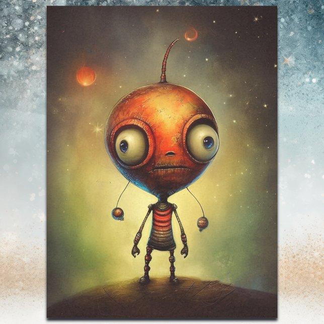 Papier Mousseline Curiosité cosmique Stellar Robot Adventure Découpa (Créateur téléchargé)