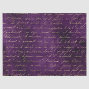 Papier Mousseline Curseur d'or sur la décomposition violette profond