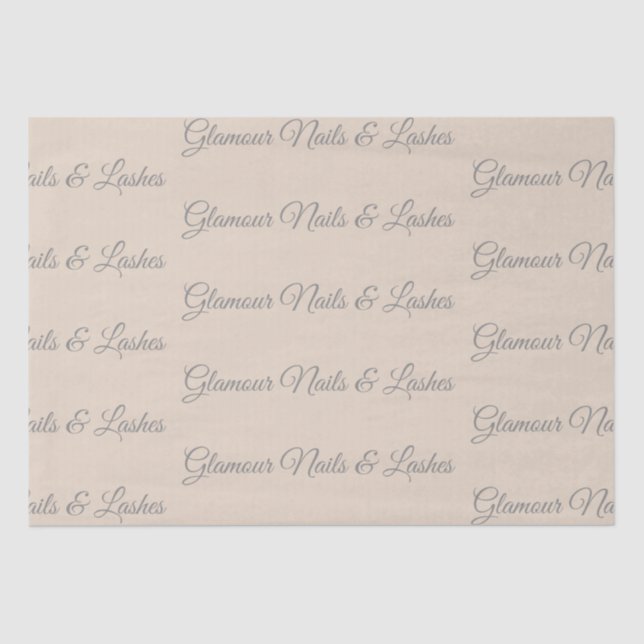 Papier Mousseline Custom Tissue Paper for Beauty Packaging (Recto)