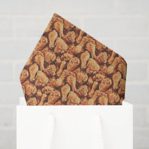 Papier Mousseline Cute carrelé motif de poulet frit