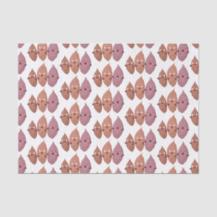 Papier Mousseline Cute chantant des patates douces caricaturales lég