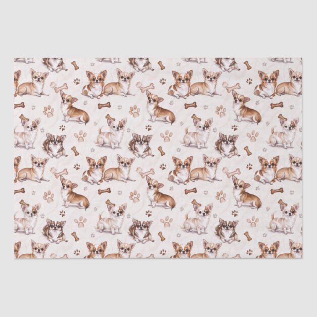 Papier Mousseline Cute Chihuahua (Recto)