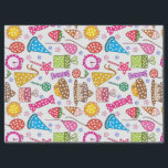 Papier Mousseline Cute Colorful Birthday Symbols Pattern<br><div class="desc">Cute colorful birthday symbols samples pattern. If you need any help customizing any of my designs,  contact ArtOnWear designer. Free text formatting with live help available by request.</div>