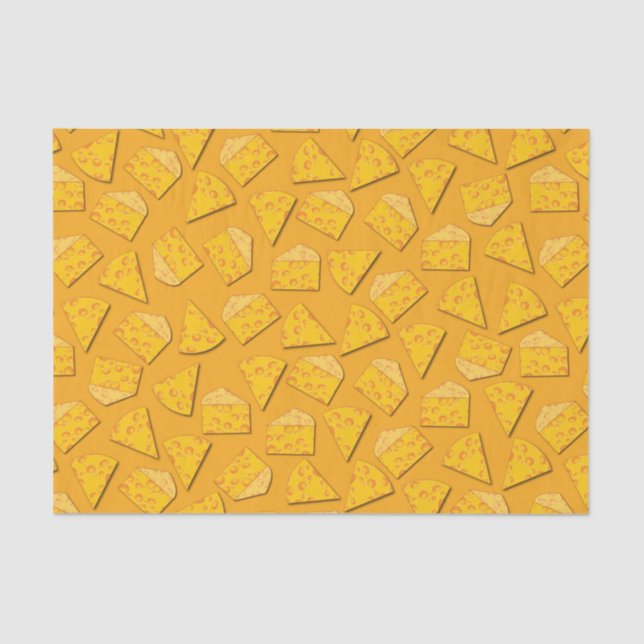 Papier Mousseline Cute Fromage Wedge Enfants 1er anniversaire fête (Recto)