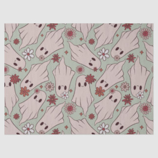Papier Mousseline Cute Ghosts Halloween