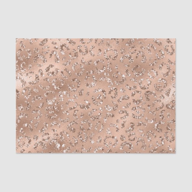 Papier Mousseline Cute Gold Cheetah Leopard Motif d'impression (Recto)