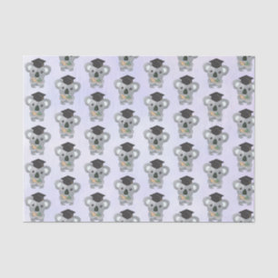 Papier Mousseline Cute Grey Koala dans une casquette noire
