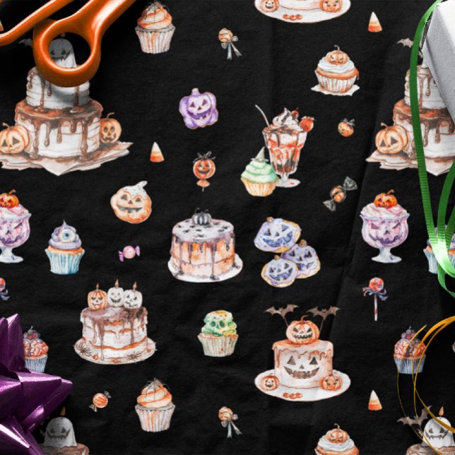 Papier Mousseline Cute Halloween Dessert Motif Apron (Créateur téléchargé)
