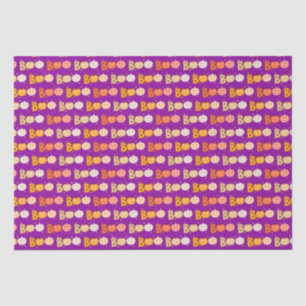 Papier Mousseline Cute Halloween Éffrayant Boo Citrouille Déplaisant