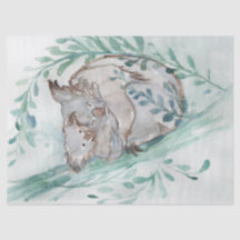 Cute Koala & Baby Watercolor Nourriture neutre Tur