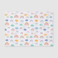 Cute moderne Rainbows et Motif de nuages