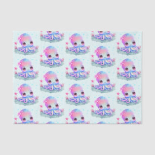 Papier Mousseline Cute Octopus Sea Creator