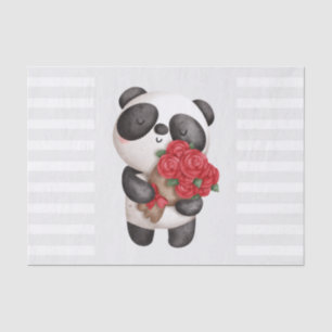 Papier Mousseline Cute Panda