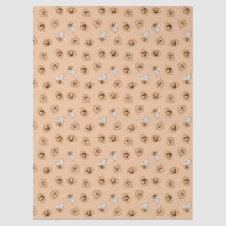 Papier Mousseline Cute Pastel Pumpkin Halloween Pattern Wrapping Pap