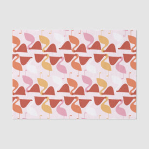 Papier Mousseline Cute Pelican Tissue Paper