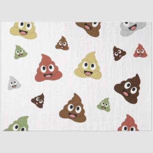 Papier Mousseline Cute Poop émoji drôles idées cadeaux