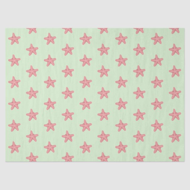 Papier Mousseline  Cute starfish  (Recto)