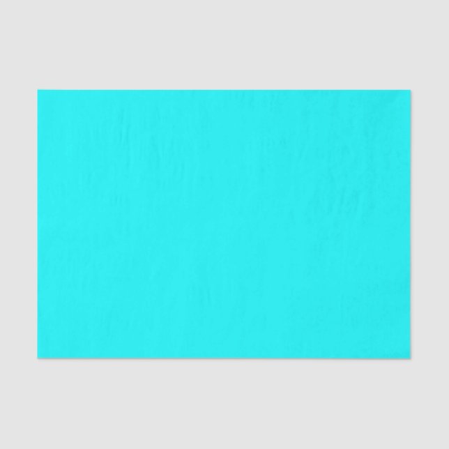 Papier Mousseline Cyan (Recto)