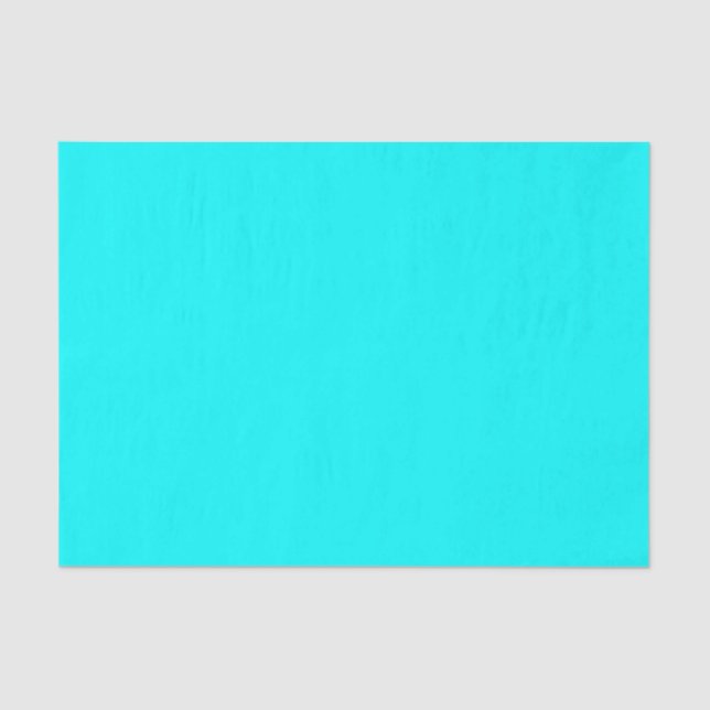 Papier Mousseline Cyan Bleu Clair Arrière - plan Neon Bleu Clair (Recto)