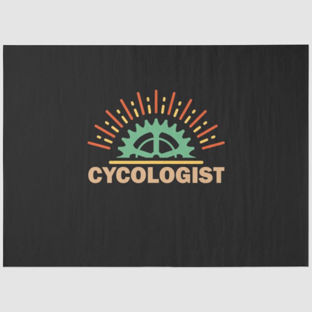 Papier Mousseline Cycologiste (Recto)