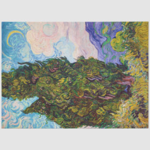 Papier Mousseline Cyprès, Van Gogh
