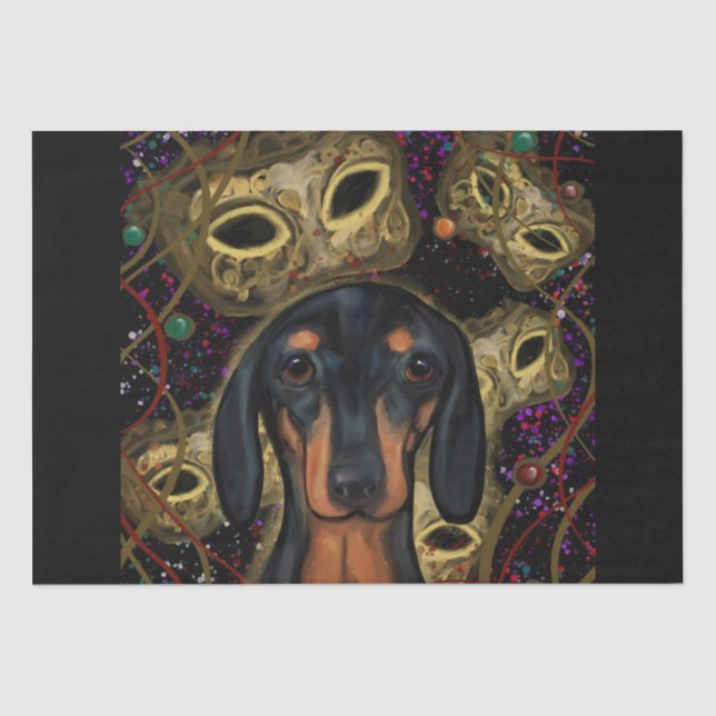 Papier Mousseline Dachshund (Recto)