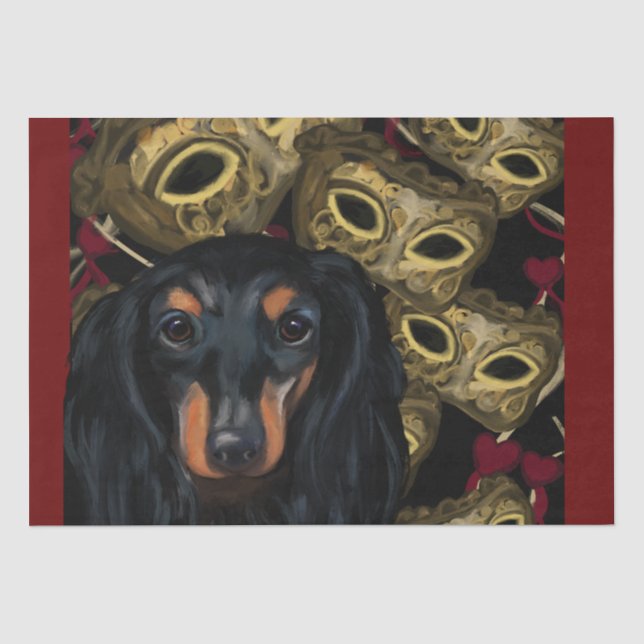 PAPIER MOUSSELINE DACHSHUND      (Recto)