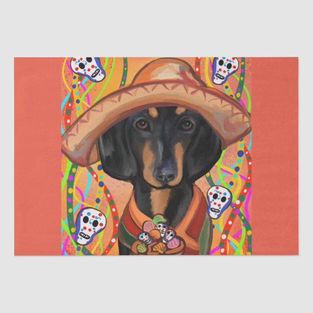 PAPIER MOUSSELINE DACHSHUND      (Recto)