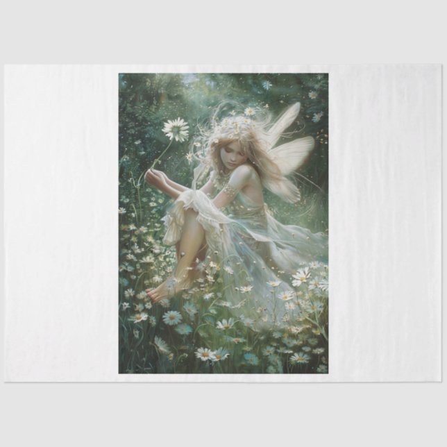 Papier Mousseline Daisy Fairy (Recto)