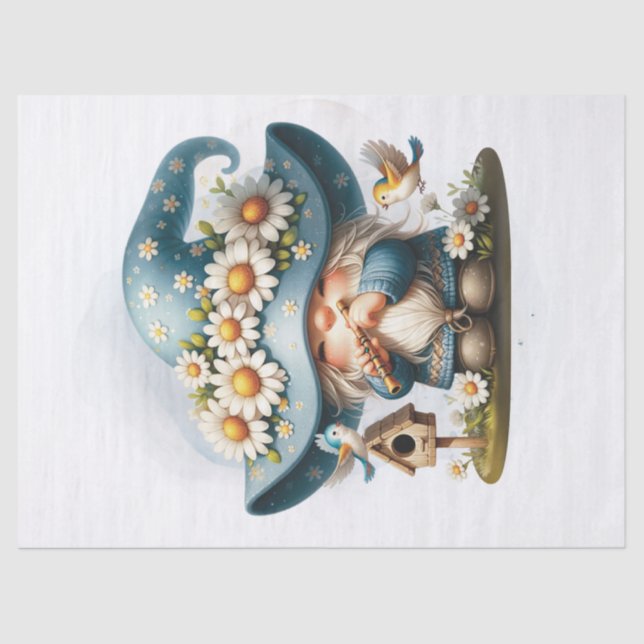 Papier Mousseline Daisy Gnome (Recto)
