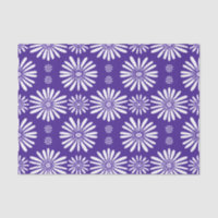 Daisy Purple White Floral