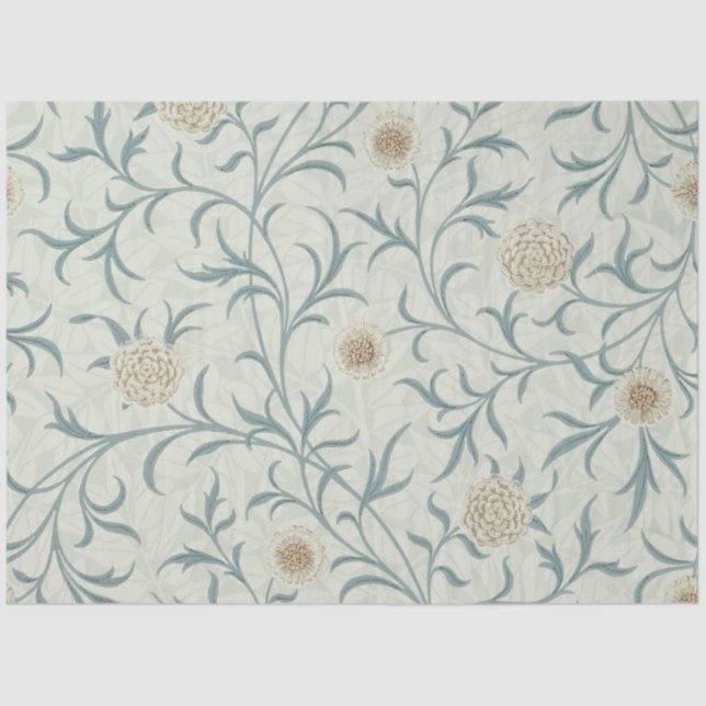 Papier Mousseline Daisy, William Morris (Recto)
