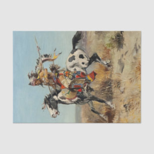 Papier Mousseline "Dakota Chief" de Charles M Russell