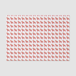 Papier Mousseline Dala Horse Tissu Papier