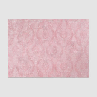 Papier Mousseline Damas rose clair